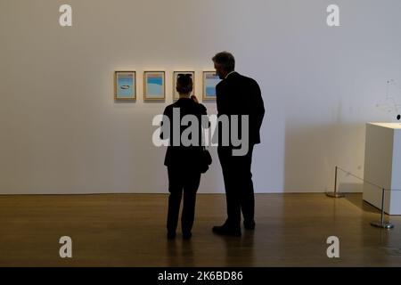 Los Angeles, Stati Uniti. 12th Ott 2022. Le opere di 'Visionary: The Paul G. Allen Collection' sono esposte presso Christie's Los Angeles a Beverly Hills, CA, mercoledì 12 ottobre 2022. La raccolta completa, che sarà messa all'asta nel novembre 2022, è valutata in oltre $1 miliardi di dollari. (Foto di Conor Duffy/Sipa USA) Credit: Sipa USA/Alamy Live News Foto Stock