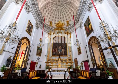 Oratorio di Sant'Anna Noli. L'oratorio, che risale al 18th ° secolo (1759). Centro storico di Noli, Liguria, Italia. Foto Stock