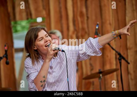 cantante danese al nibe Foto Stock