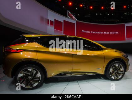 DETROIT, MI/USA - 19 GENNAIO 2013: Una concept car Nissan Resonance Crossover, North American International Auto Show (NAIAS). Foto Stock