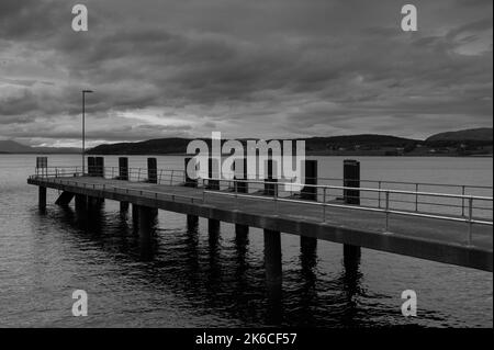 Scene di Jøa, un'isola nel comune di Namsos, Norvegia Foto Stock