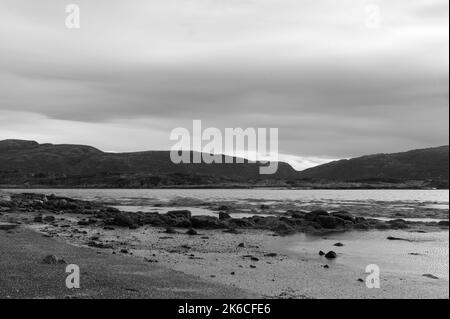 Scene di Jøa, un'isola nel comune di Namsos, Norvegia Foto Stock