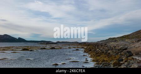 Scene di Jøa, un'isola nel comune di Namsos, Norvegia Foto Stock