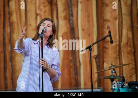 cantante danese al nibe Foto Stock