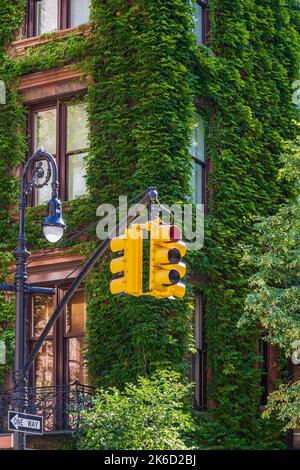 Angolo panoramico a East Village, Manhattan, New York, USA Foto Stock
