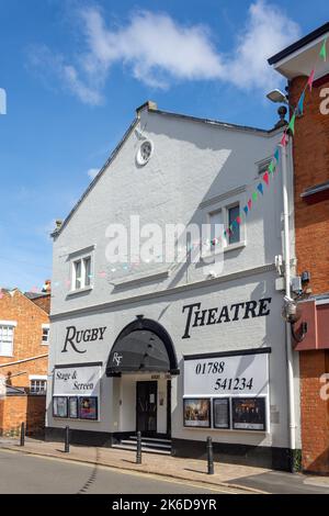 Rugby Theatre Society, Henry Street, Rugby, Warwickshire, Inghilterra, Regno Unito Foto Stock