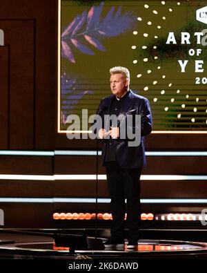 Gary LeVox presenta sul palco al CMT Artists of the Year al Nashville Schermerhorn Symphony Center di Nashville, Tennessee, il 12 ottobre 2022. (Foto di Justin Renfroe/ Credit: Sipa USA/Alamy Live News Foto Stock