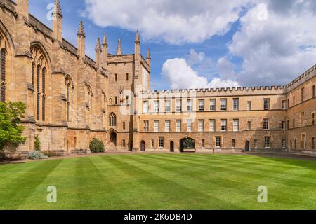 Inghilterra, Oxfordshire, Oxford, New College, The Front Quadrangle. Foto Stock