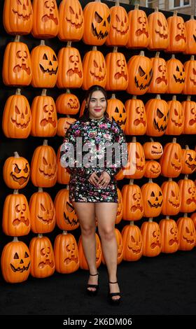 Los Angeles, USA - 11 ottobre 2022: Celebrity partecipa alla prima di 'Halloween ends' tenutasi al TCL Chinese Theatre Foto Stock