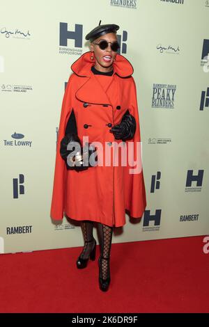 Janelle Monae che partecipa alla serata di apertura dei rompicapo di Rambert: La Redenzione di Thomas Shelby, al Trobadour Wembley Park Theatre di Londra. Data immagine: Giovedì 13 ottobre 2022. Foto Stock