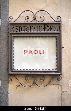 Ristorante Paoli Firenze Italia Foto Stock