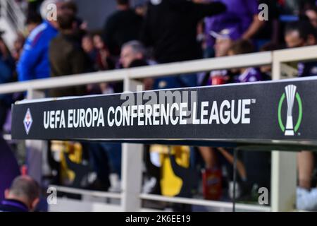 Firenze, Italia, 13/10/2022, stadio Artemio Franchi, Firenze, Italia, 13 ottobre 2022, visione generale durante la partita di calcio ACF Fiorentina vs Heart of Midlothian FC - UEFA Conference League Foto Stock