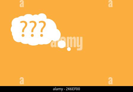 punti interrogativi di doodle disegnati a mano Illustrazione Vettoriale