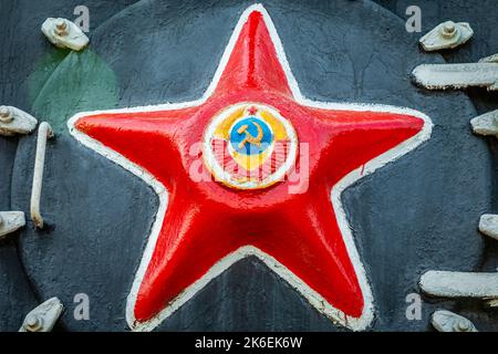 Monumenti comunisti sovietici a Minsk, Bielorussia, Europa orientale Foto Stock