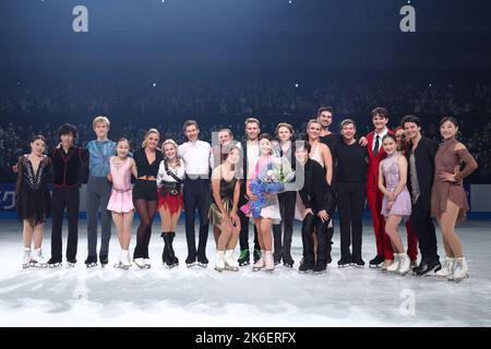 Saitama, Giappone. 8th Ott 2022. Tutti gli skater Figure Skating : Carnevale su ghiaccio 2022 a Saitama Super Arena a Saitama, Giappone . Credit: Naoki Nishimura/AFLO SPORT/Alamy Live News Foto Stock