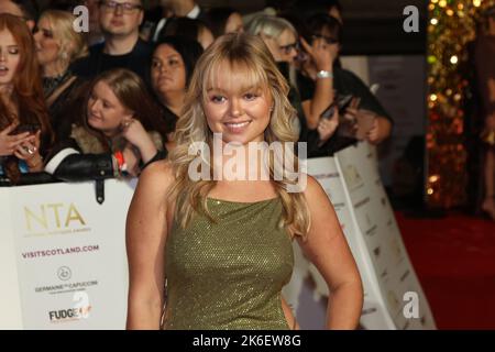 Jemma Donovan, National Television Awards, OVO Arena, Wembley, Londra, Regno Unito, 13 ottobre 2022, Foto di Richard Goldschmidt Foto Stock