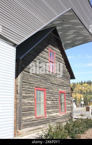 Il MacBride Museum of Yukon History a Whitehorse, Yukon Territory, Canada Foto Stock