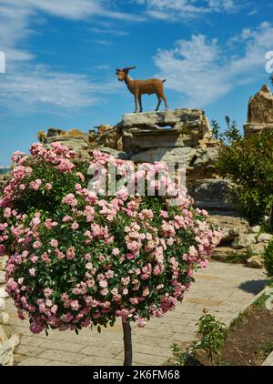 Kaspiysk, città della Repubblica di Dagestan, Russia, situata sul Mar Caspio Foto Stock