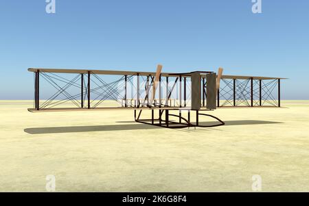 Storico aereo a motore dal 1903 Foto Stock