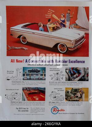 Vintage 2 Giugno 1961 'Life' Magazine Advert, USA Foto Stock