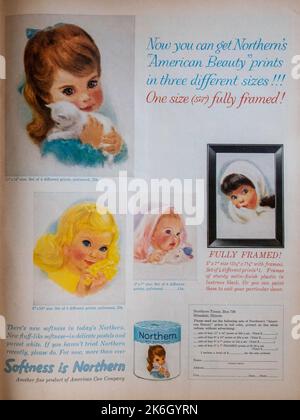 Vintage 2 Giugno 1961 'Life' Magazine Advert, USA Foto Stock