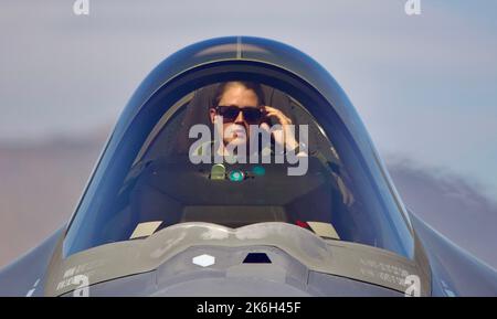 USAF, USN, combattente per l'illuminazione F35. Foto Stock