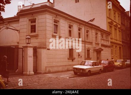 Amburgo - unità residenziale temporanea/transitoria - 1977, Stati Uniti fotografie relative a ambasciate, consolati e altri edifici d'oltremare Foto Stock