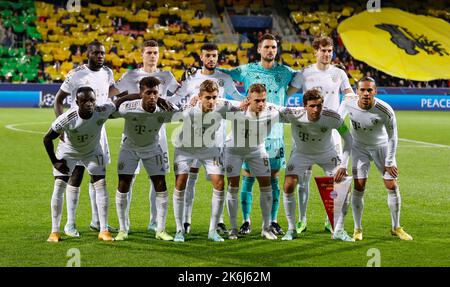 PLZEN, Repubblica Ceca. , . Team Line up, Mannschaftsfoto FC Bayern Muenchen, #2, Dayot Upamecano, Credit: SPP Sport Press Photo. /Alamy Live News Foto Stock