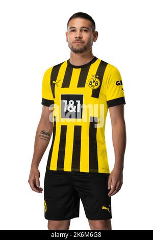 Dortmund Germania, 11,05..2022, Calcio: Bundesliga Stagione 22/23 - Raphael Guerreiro (BVB) Copyright: Borussia Dortmund GmbH & Co.. KGaA Rheinlanddamm 207-209 44137 Dortmund BVB/A.Simoes via Mirafoto SOLO PER USO EDITORIALE Foto Stock