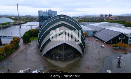 Clyde Auditorium al SSE Scottish Exhibition and Conference Center di Glasgow - GLASGOW, SCOZIA - 04 OTTOBRE 2022 Foto Stock