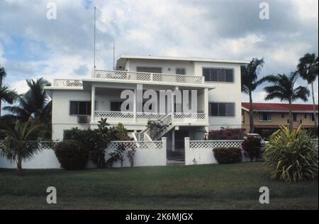 Belize City - Chancery Office Building - 1981, fotografie degli Stati Uniti relative a ambasciate, consolati e altri edifici d'oltremare Foto Stock