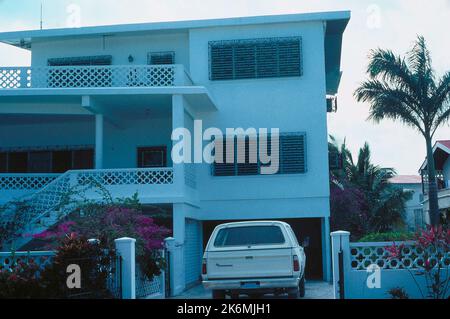 Belize City - Chancery Office Building - 1981, fotografie degli Stati Uniti relative a ambasciate, consolati e altri edifici d'oltremare Foto Stock