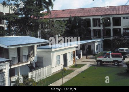 Belize City - Chancery Office Building - 1982, fotografie degli Stati Uniti relative a ambasciate, consolati e altri edifici d'oltremare Foto Stock