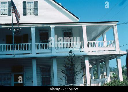 Belize City - Chancery Office Building - 1981, fotografie degli Stati Uniti relative a ambasciate, consolati e altri edifici d'oltremare Foto Stock