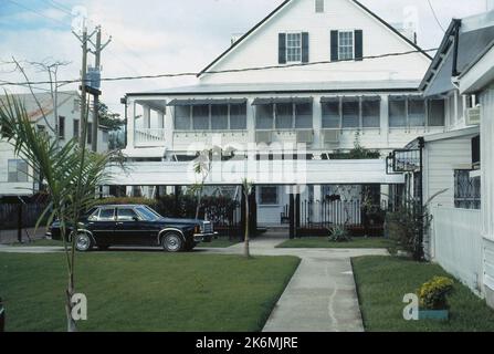 Belize City - Chancery Office Building - 1981, fotografie degli Stati Uniti relative a ambasciate, consolati e altri edifici d'oltremare Foto Stock