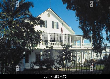 Belize City - Chancery Office Building - 1981, fotografie degli Stati Uniti relative a ambasciate, consolati e altri edifici d'oltremare Foto Stock
