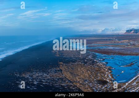 Dyrholaey penisula, regione meridionale, Islanda, Europa Foto Stock