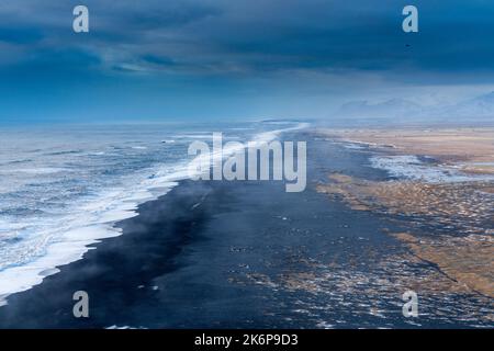Dyrholaey penisula, regione meridionale, Islanda, Europa Foto Stock