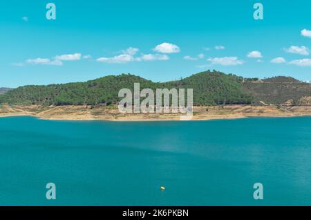 Diga di Santa Clara a Odemira. Alentejo, Portogallo Foto Stock