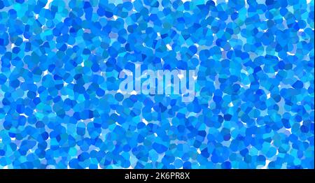 Blu astratto mosaico sfondo illustrazione Foto Stock