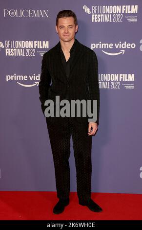 15 ottobre 2022 - Londra, Inghilterra, Regno Unito - Robbie Rogers partecipazione 66th BFI London Film Festival Special Presentation - My policeman European Premiere Foto Stock