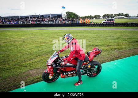 Phillip Island, Australia. 15th Ott 2022. Qualifiche del Gran Premio d'Australia di Animoca Brands al Phillip Island Circuit. Ottobre 15, 2022 in foto: Jack Miller Clasificacion del Gran Premio de MotoGP de Australia en el circuito Internacional de Phillip Island. 15 de Octubre de 2022 POOL/ MotoGP.com/Cordon le immagini per la stampa saranno solo per uso editoriale. Credito obbligatorio: © motogp.com Credit: CORDON PRESS/Alamy Live News Foto Stock