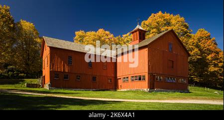 Barn William Cullen Bryant Homestead   Cummington, Massachusetts, USA Foto Stock