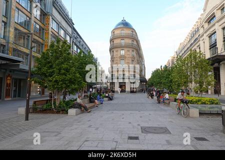 Paris, Rue de la Monnaie, Samaritaine // Paris, Rue de la Monnaie, Samaritaine Foto Stock