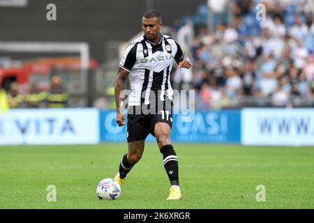 Roma, Italia. 16th Ott 2022. Walace di Udinese Calcio durante la Serie Una partita di calcio tra SS Lazio e Udinese Calcio allo stadio Olimpico di Roma (Italia), 16th ottobre 2022. Foto Antonietta Baldassarre/Insidefoto Credit: Insidefoto di andrea staccioli/Alamy Live News Foto Stock