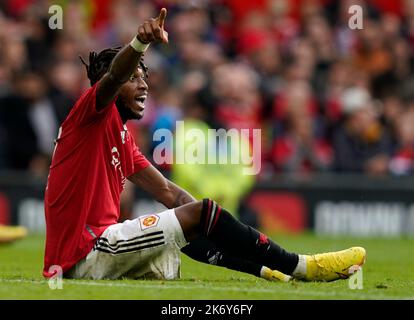 Manchester, Regno Unito. 16th Ott 2022. Fred del Manchester United durante la partita della Premier League a Old Trafford, Manchester. Il credito per le immagini dovrebbe essere: Andrew Yates/Sportimage Credit: Sportimage/Alamy Live News Foto Stock