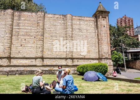 Bogota Colombia, Santa Fe Museo Nacional de Colombia Museo Nazionale della Colombia mostra collezione mostre, Panoptico Panopticon fortezza ex priso Foto Stock