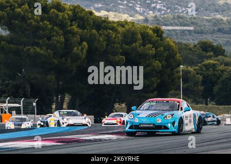 35 GOUGEON Jules (fra), Race Cars Consulting, Alpine A110 CUP, azione in occasione del 6th° round della Alpine Europa Cup 2022, dal 14 al 16 ottobre sul circuito Paul Ricard di le Castellet, Francia - Foto Thomas Fenetre/DPPI Foto Stock