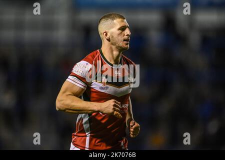 Warrington, Regno Unito. 16th ottobre 2022. Adam Doueihi del Libano durante la partita di Coppa del mondo di Rugby 2021 Nuova Zelanda vs Libano allo stadio Halliwell Jones di Warrington, Regno Unito, 16th ottobre 2022 (Foto di Craig Thomas/News Images) Credit: News Images LTD/Alamy Live News Foto Stock