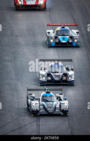 37 KRUTTEN Niklas (ger), LAPIERRE Nicolas (fra), YE Yifei (chn), Cool Racing, Oreca 07 - Gibson, in azione durante la 4 ore di Portimao 2022, 6th° round della 2022 European le Mans Series sul circuito Internazionale dell'Algarve dal 14 al 16 ottobre, a Portimao, Portogallo - Foto Paulo Maria / DPPI Foto Stock